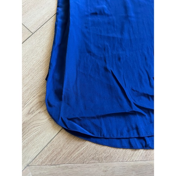 3.1 Phillip Lim Blue Sleeveless Silk Top Blouse Women's Size 0‎ - Picture 2 of 5